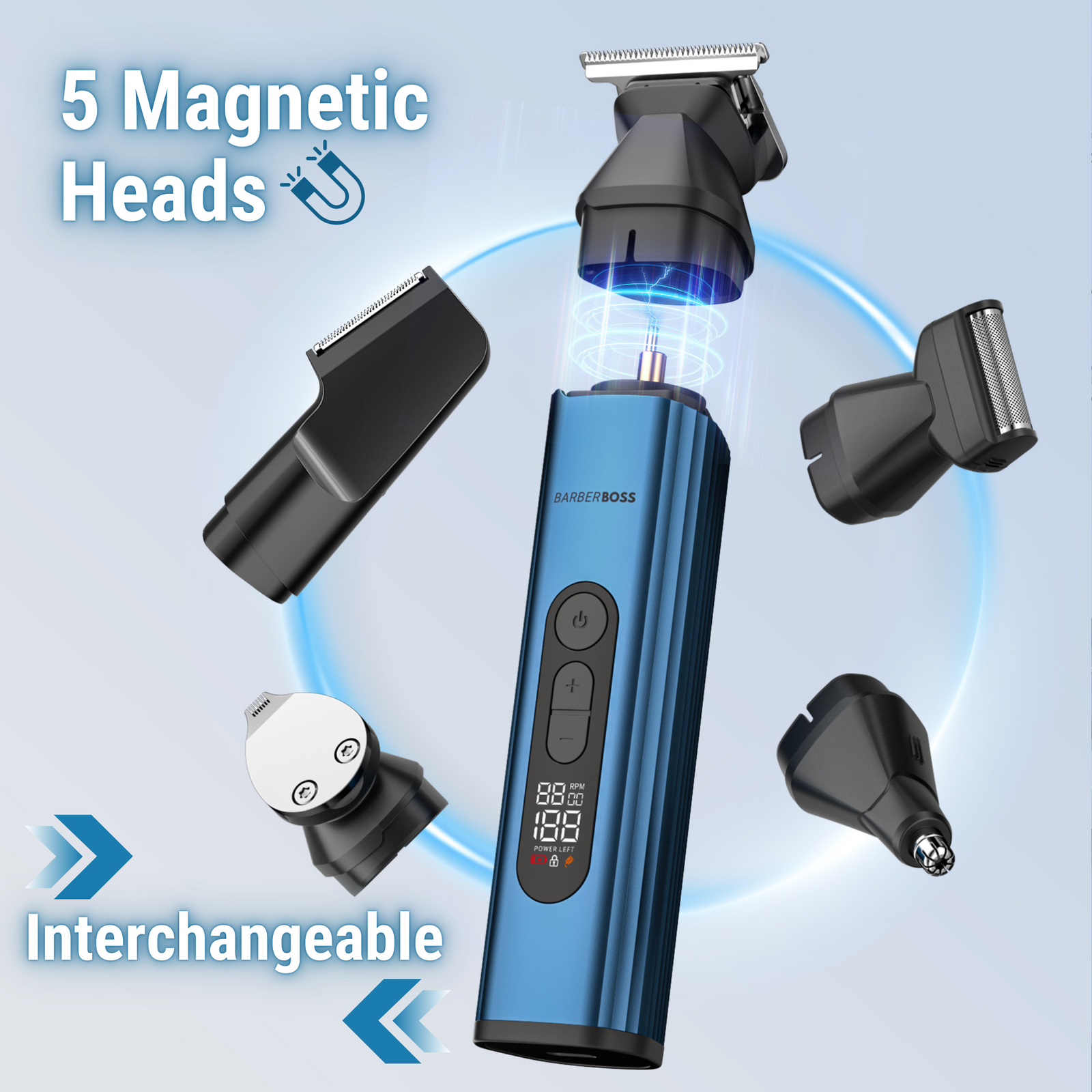 BarberBoss 5-in-1 Men’s Grooming Kit