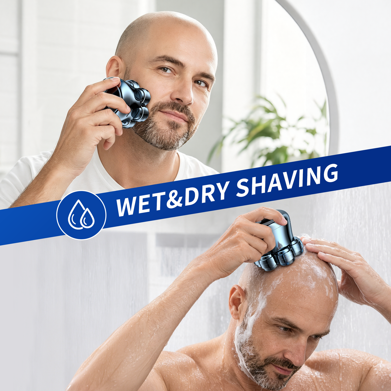 BarberBoss Rotary Head Shaver for Men