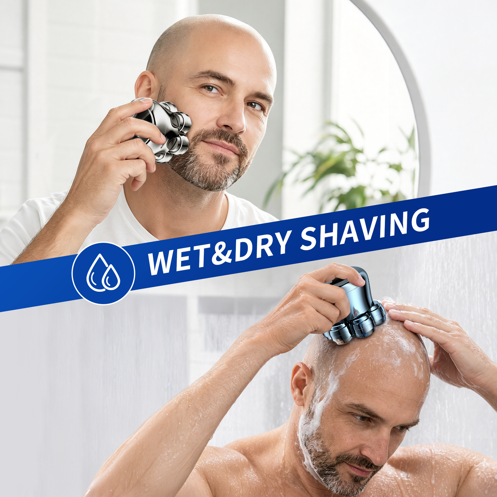 BarberBoss Men's Cordless Head Shaver