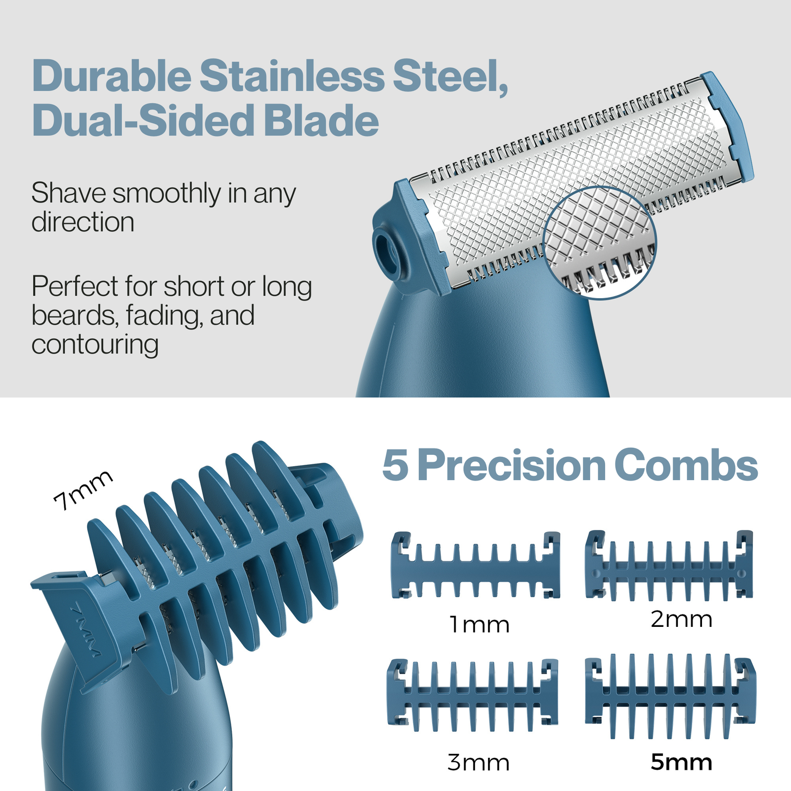 BarberBoss Men’s 3-in-1 Precision Trimmer