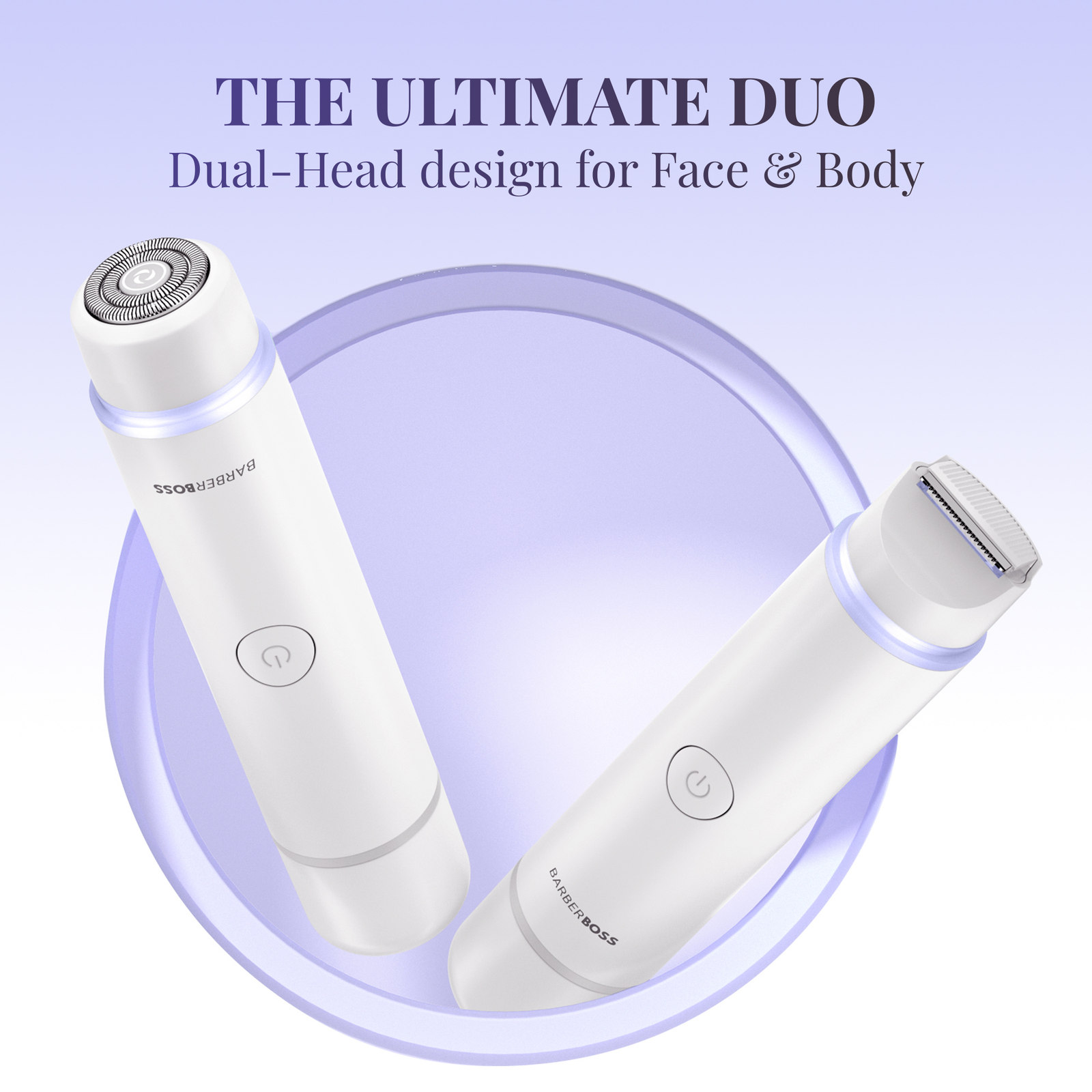 BarberBoss 2-in-1 Lady’s Face & Body Shaver