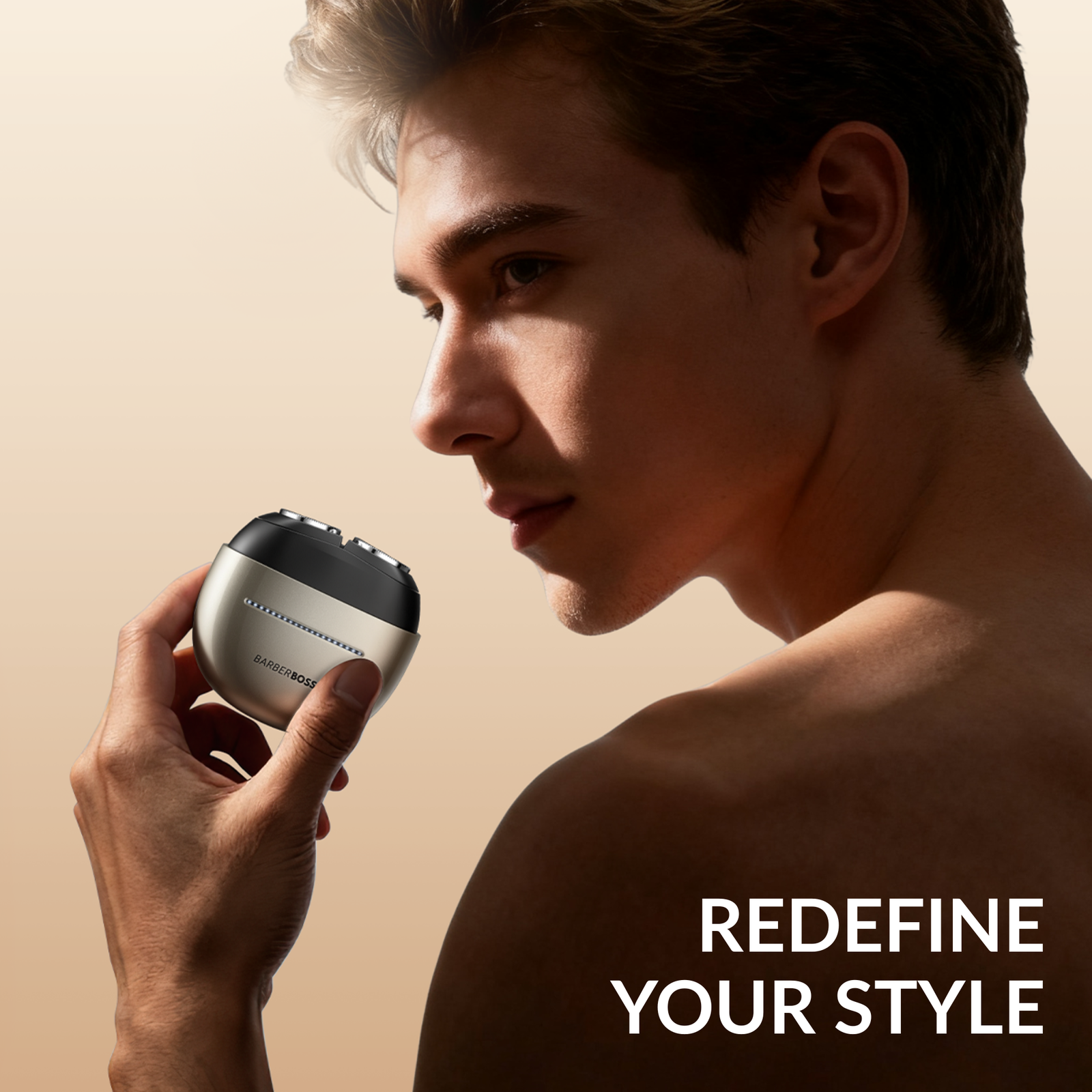 BarberBoss Smart Touch-Swipe Sensor Shaver