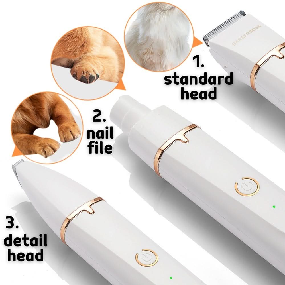 BarberBoss Pet QR-9091 Professional Dog Grooming Clippers Kit