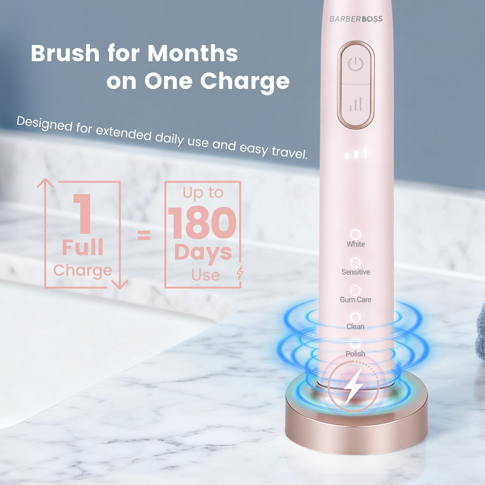 BarberBoss CleanEase Electric Toothbrush