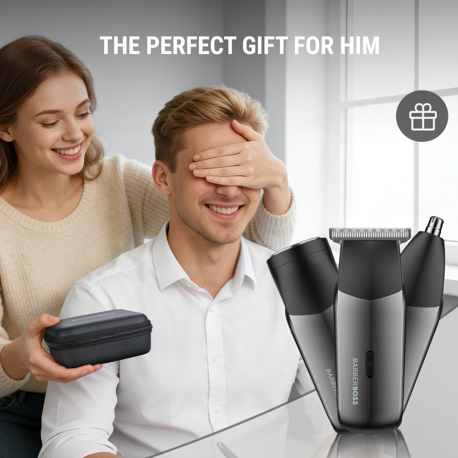 BarberBoss 3-in-1 Mini Foil Shaver