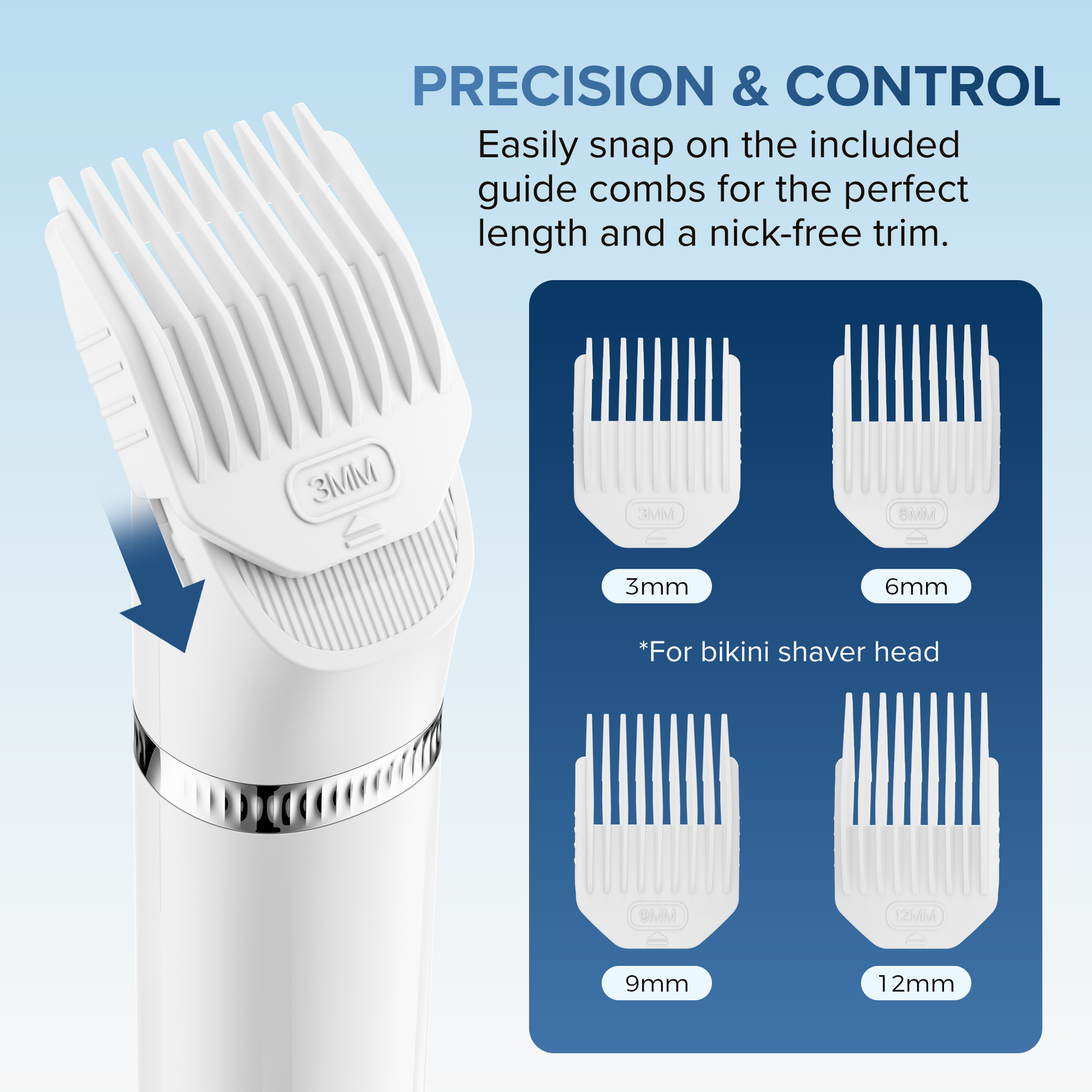 BarberBoss Body, Bikini & Facial Hair Trimmer