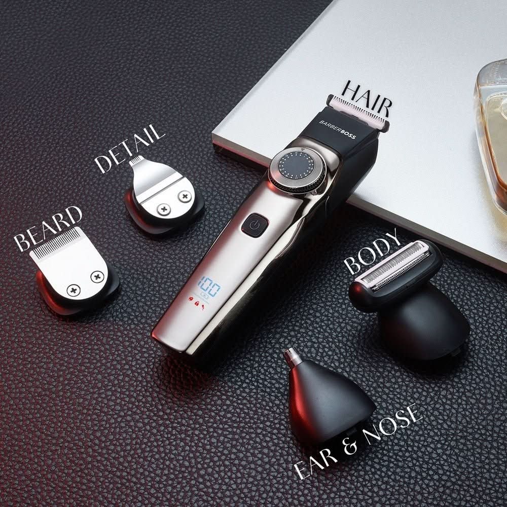 BarberBoss QR - 6089 Cordless 5 in 1 Grooming Kit for Body - Wet and Dry Use - BarberBoss | Look Your Best, Everyday