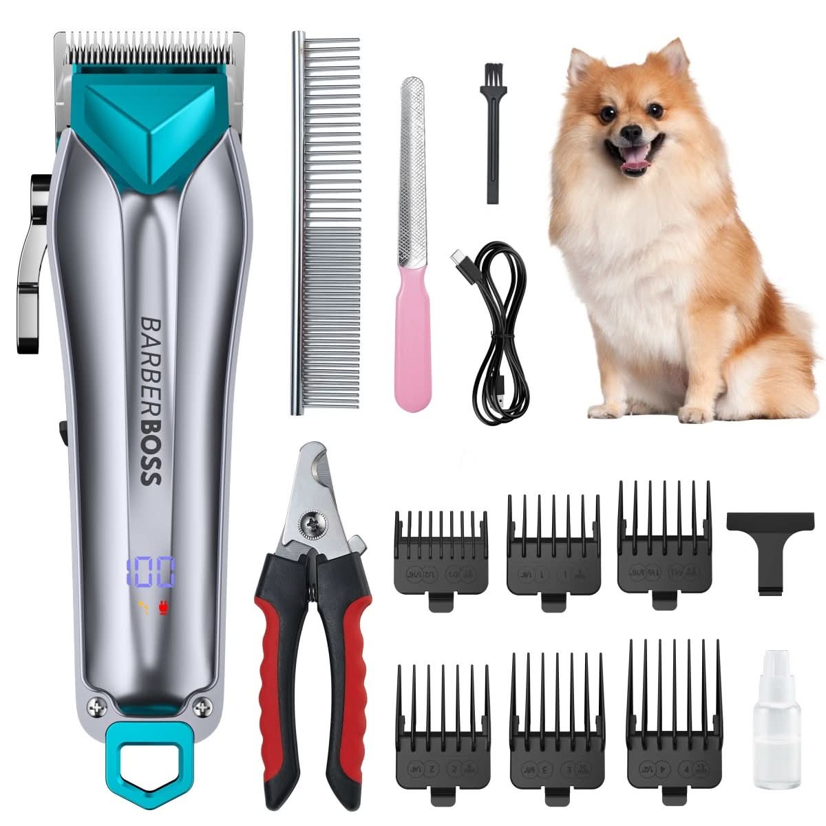 Clipper Kit Dog Grooming Razors Wahl Super Groom Cordless Dog