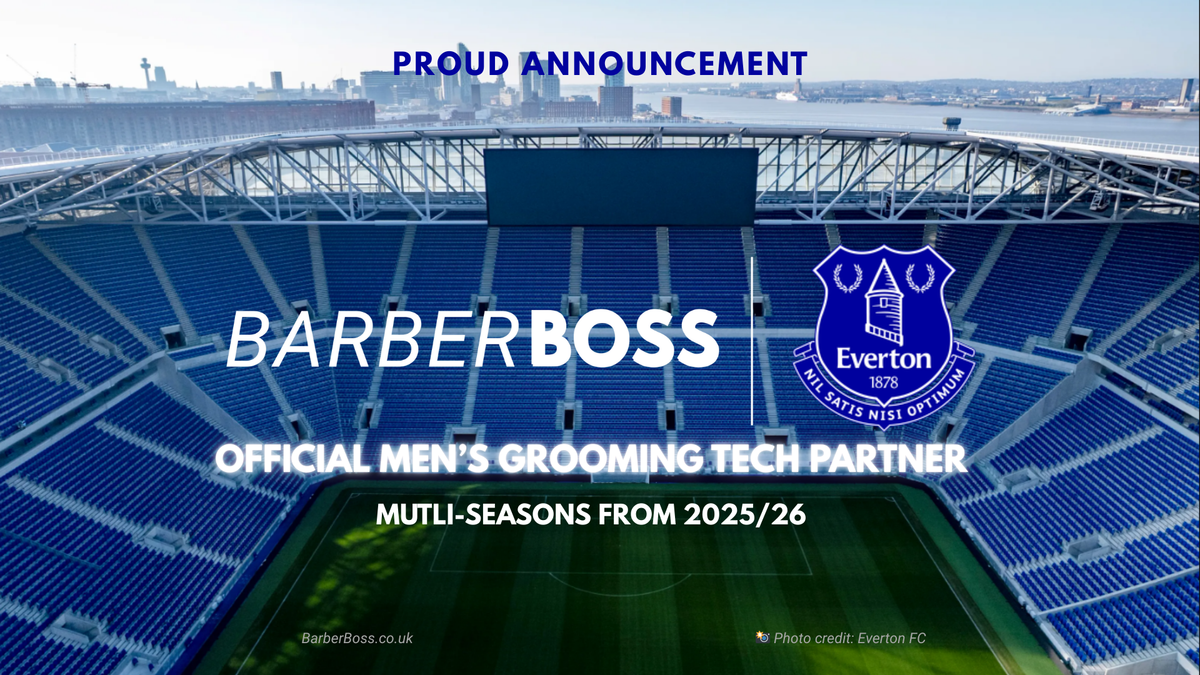 BarberBoss Announces New Partnership With Everton F.C for Seasons 2025/26