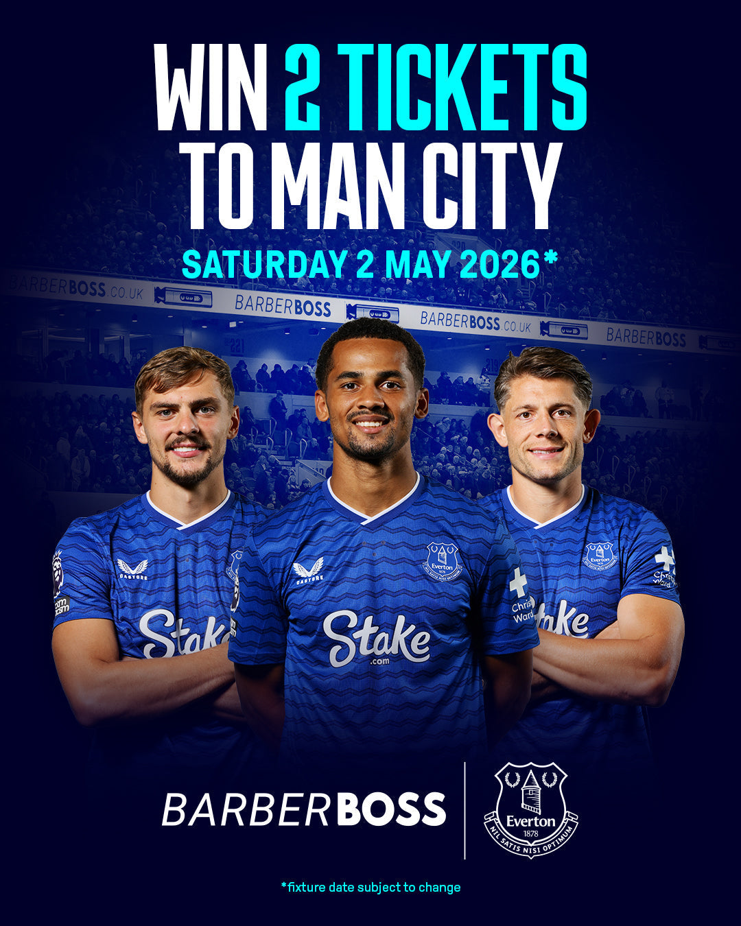 Win Tickets to Everton vs Manchester City
