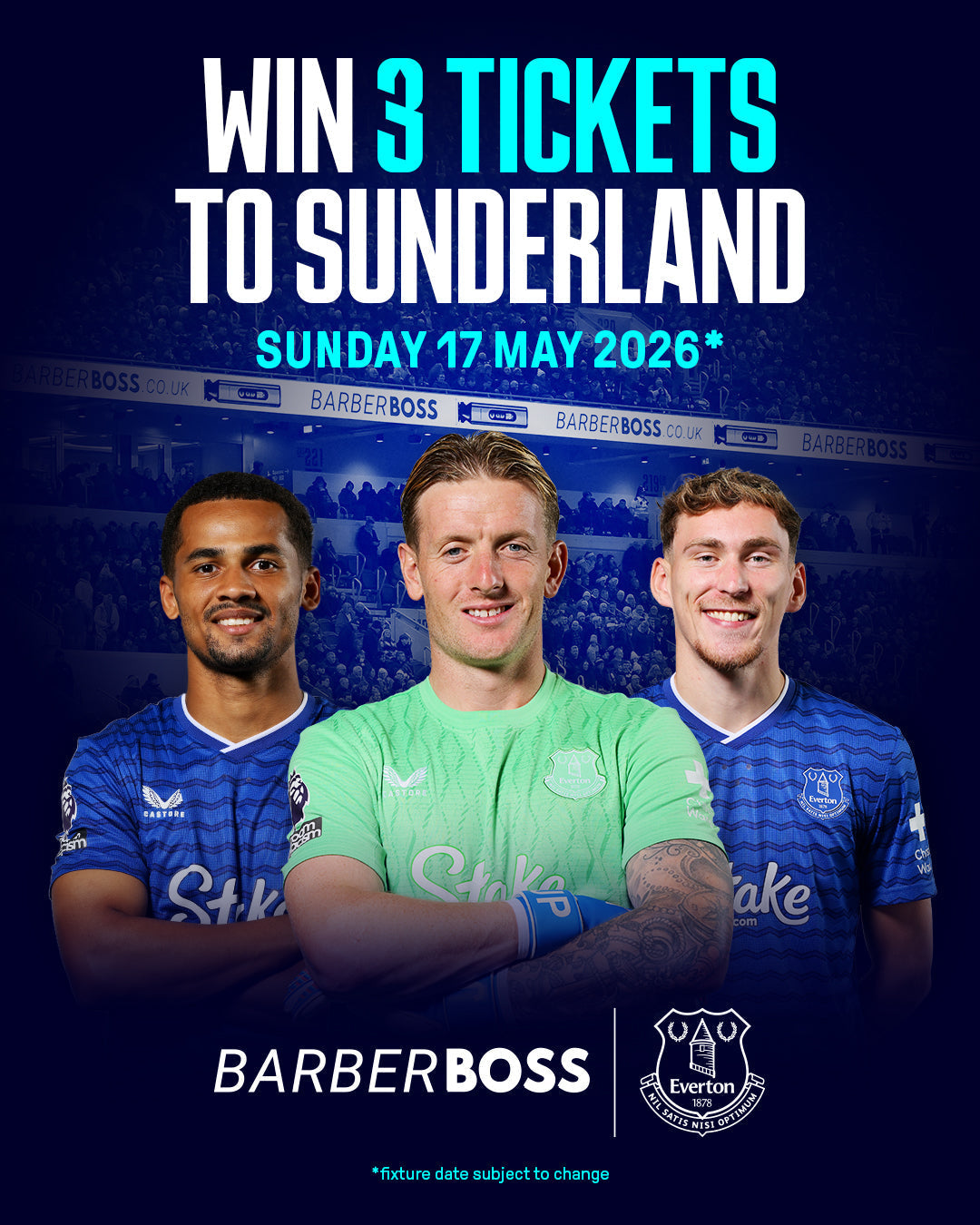 Win Tickets to Everton vs Sunderland