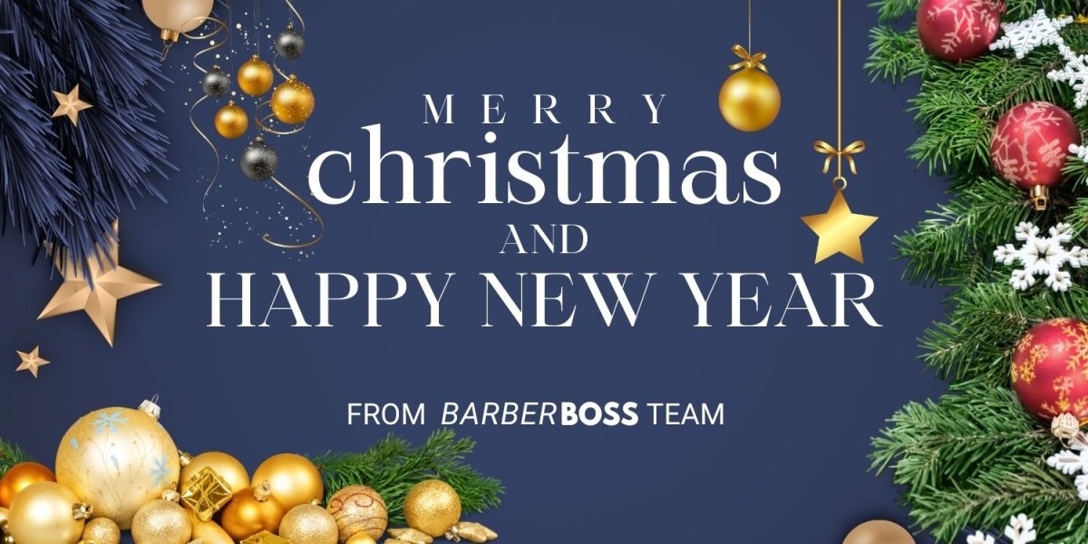 Merry Christmas & Happy New Year from BarberBoss! - BarberBoss | Look Your Best, Everyday