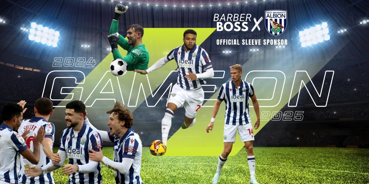 📹WestBrom x BarberBoss Video Ad 2025 is here📹 - BarberBoss | Look Your Best, Everyday