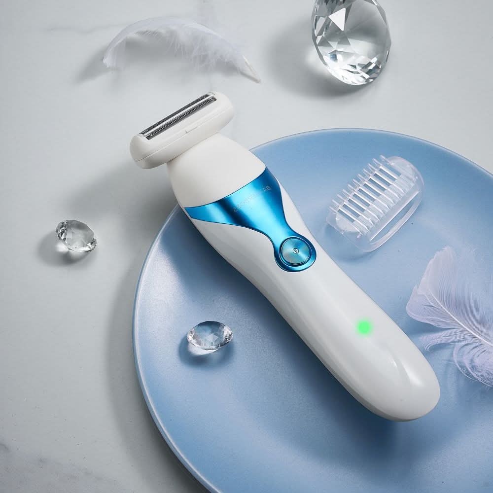 BarberBoss QR-8081 Electric Lady Shaver - Cordless Grooming for Women