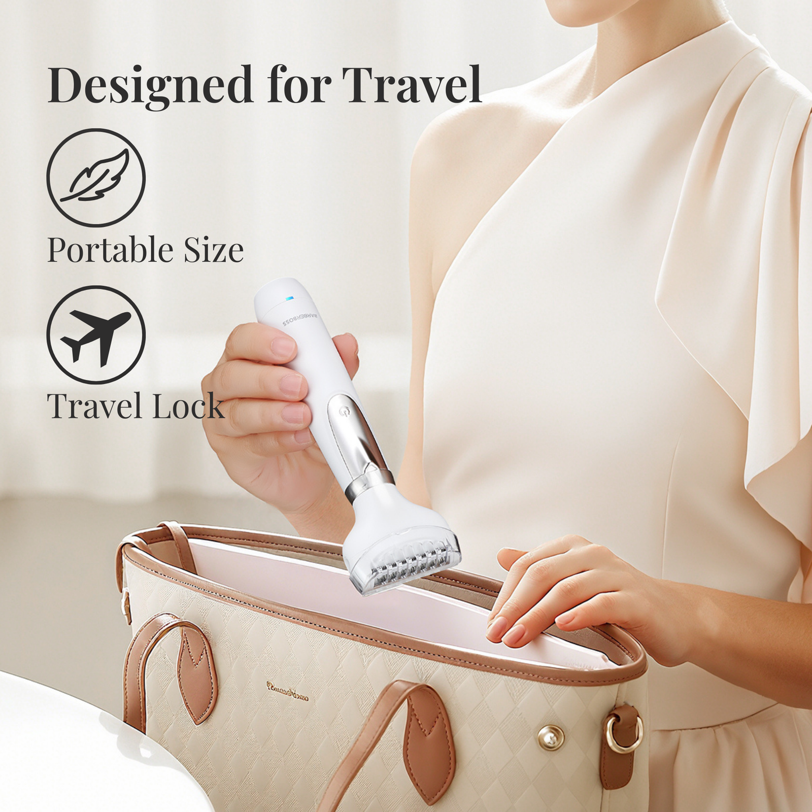BarberBoss 3-in-1 Portable Women's Electric Shaver