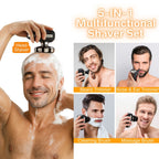 BarberBoss 7D Bald Head Shaver & 5-in-1 Groomer
