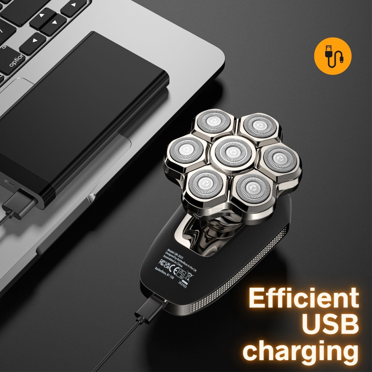 BarberBoss 7D Bald Head Shaver & 5-in-1 Groomer