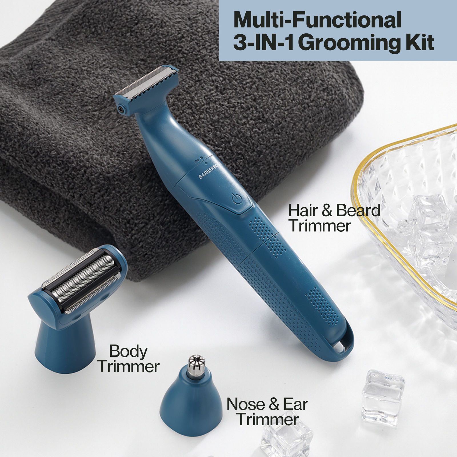 BarberBoss Men’s 3-in-1  Precision Trimmer
