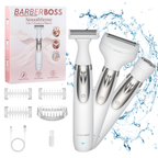 BarberBoss 3-in-1 Portable Women's Electric Shaver