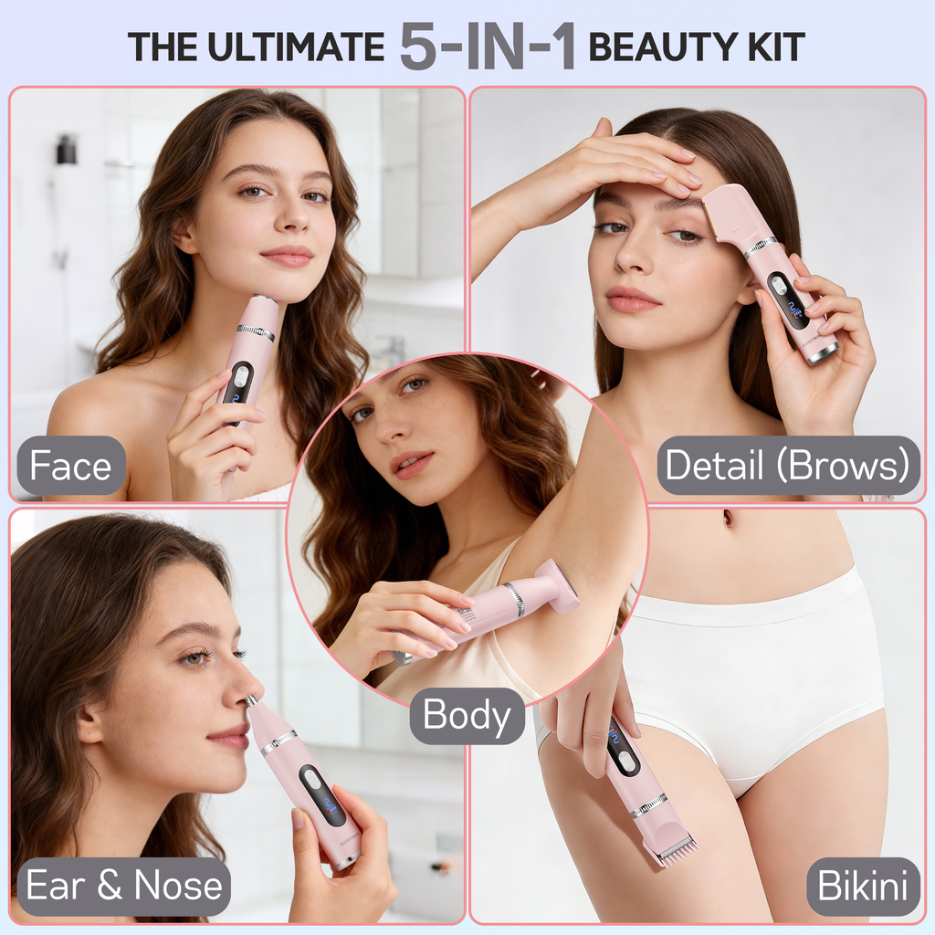 BarberBoss 5-in-1 Smoothsense Lady Shaver