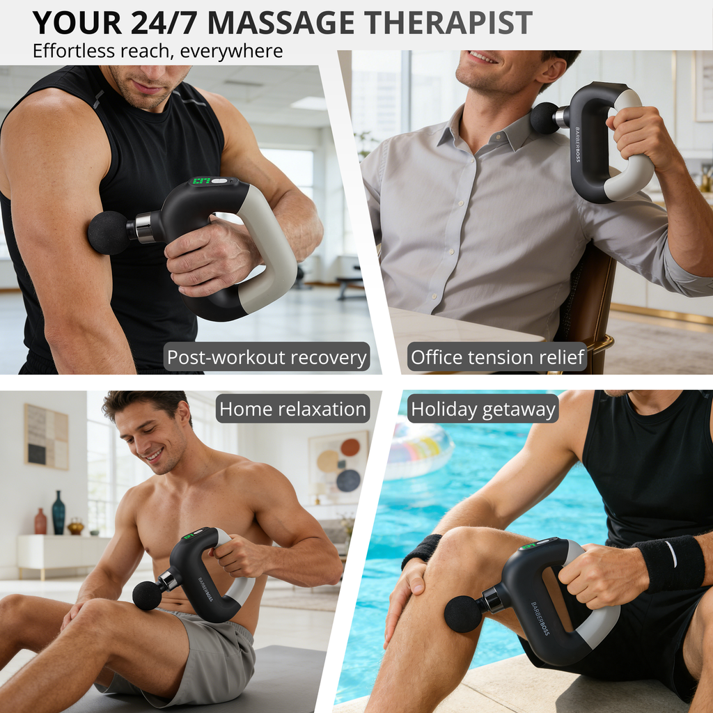 BarberBoss Multi-Speed Handheld Massage Gun