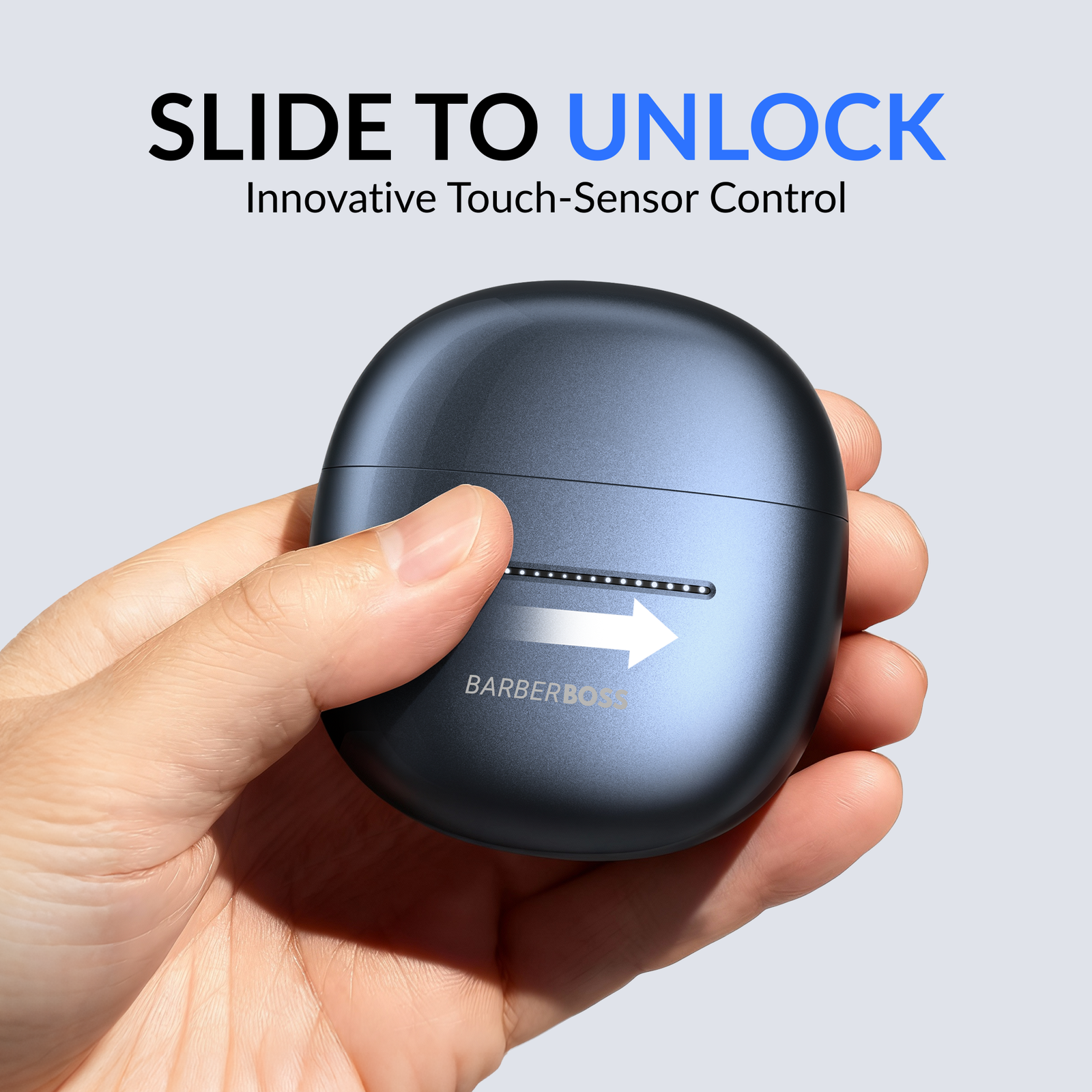 BarberBoss Smart Touch-Swipe Sensor Shaver