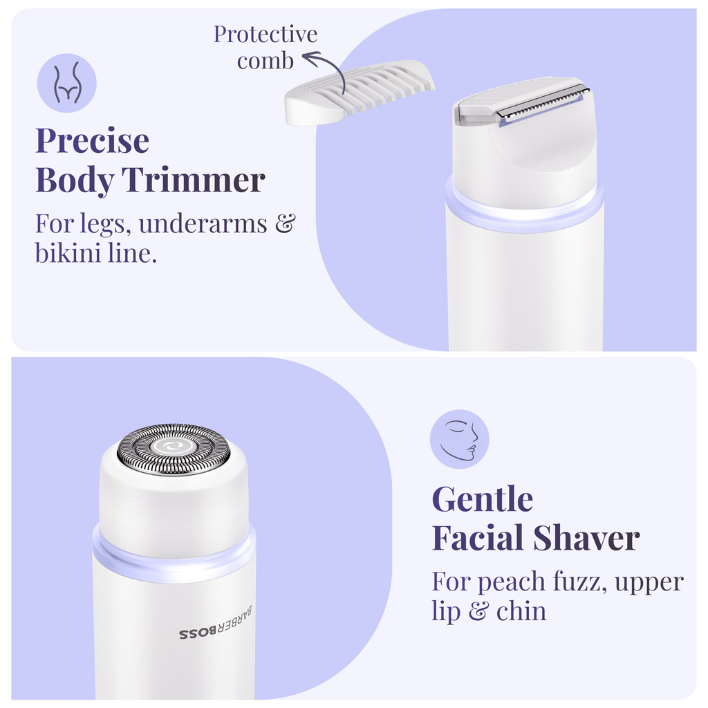 BarberBoss 2-in-1 Lady’s Face & Body Shaver