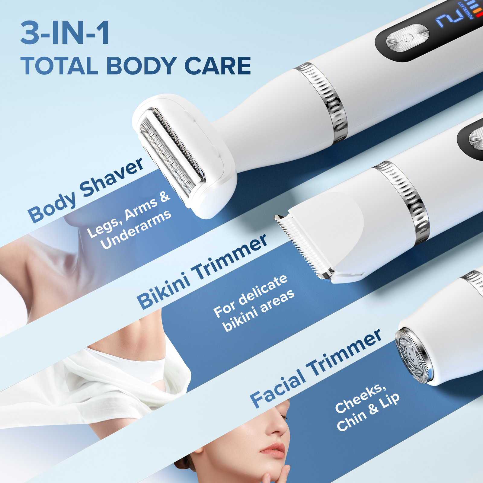 BarberBoss Body, Bikini & Facial Hair Trimmer