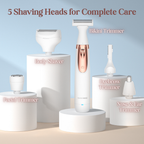 BarberBoss 5-in-1 Women's Electric Shaver & Trimmer