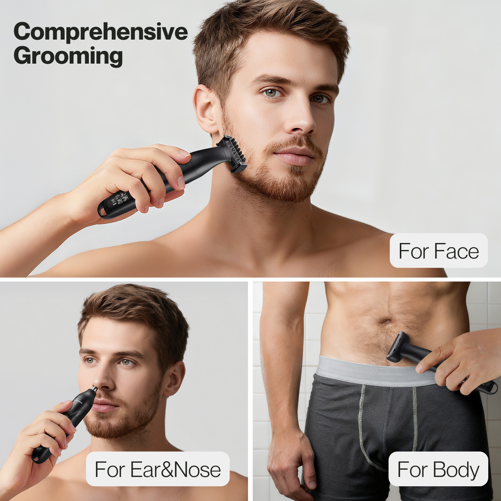 BarberBoss 3-in-1 Men’s Precision Trimmer
