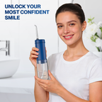 BarberBoss Navy Travel Water Flosser