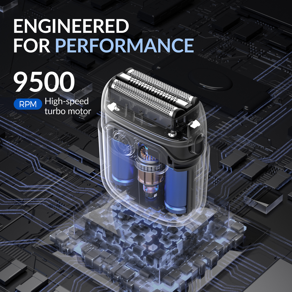 BarberBoss Compact Magnetic Foil Shaver