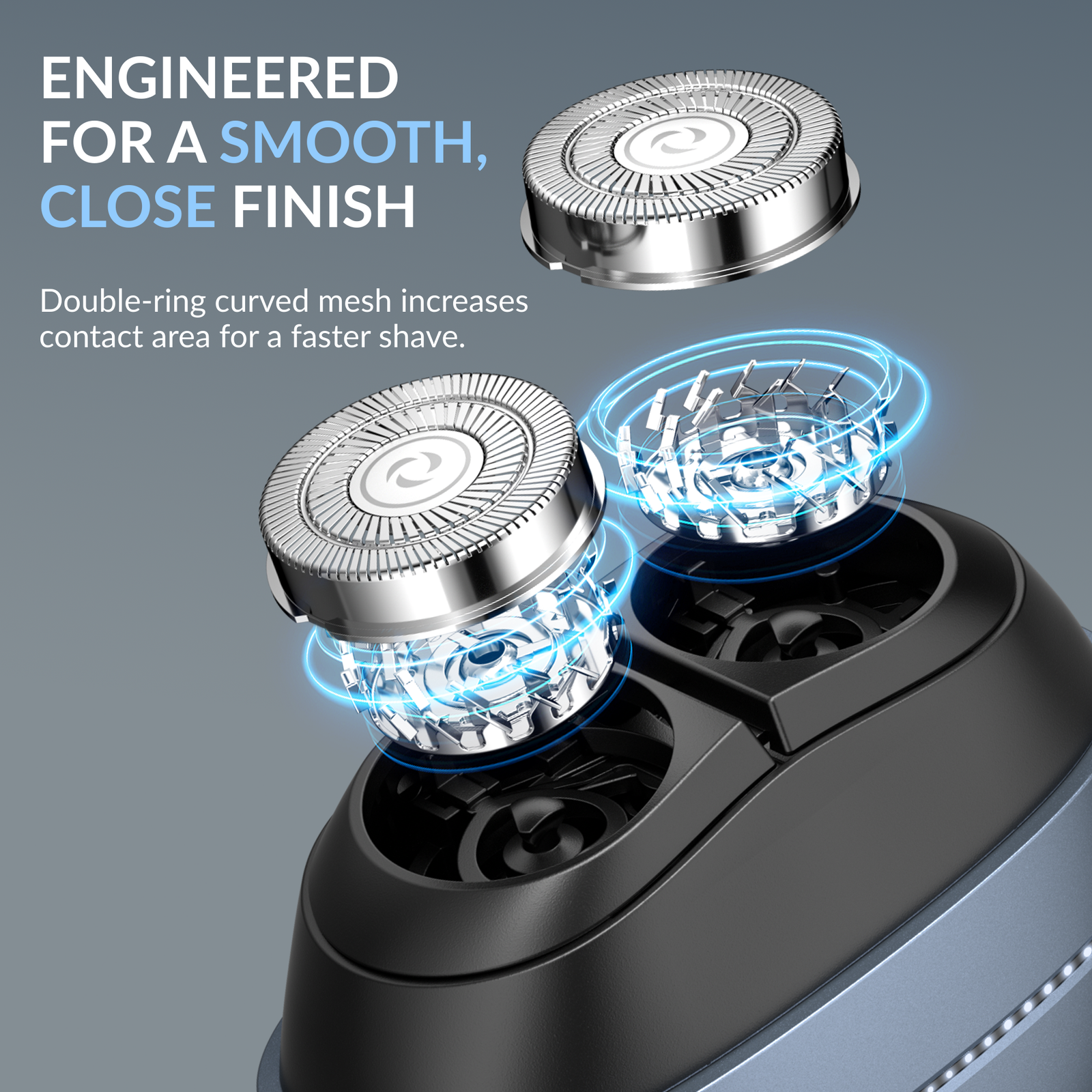BarberBoss Smart Touch-Swipe Sensor Shaver