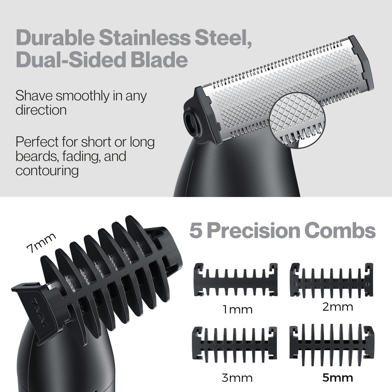 BarberBoss 3-in-1 Men’s Precision Trimmer