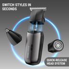 BarberBoss 3-in-1 Mini Foil Shaver