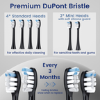 BarberBoss Black Sonic Electric Toothbrush