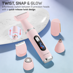 BarberBoss 5-in-1 Smoothsense Lady Shaver