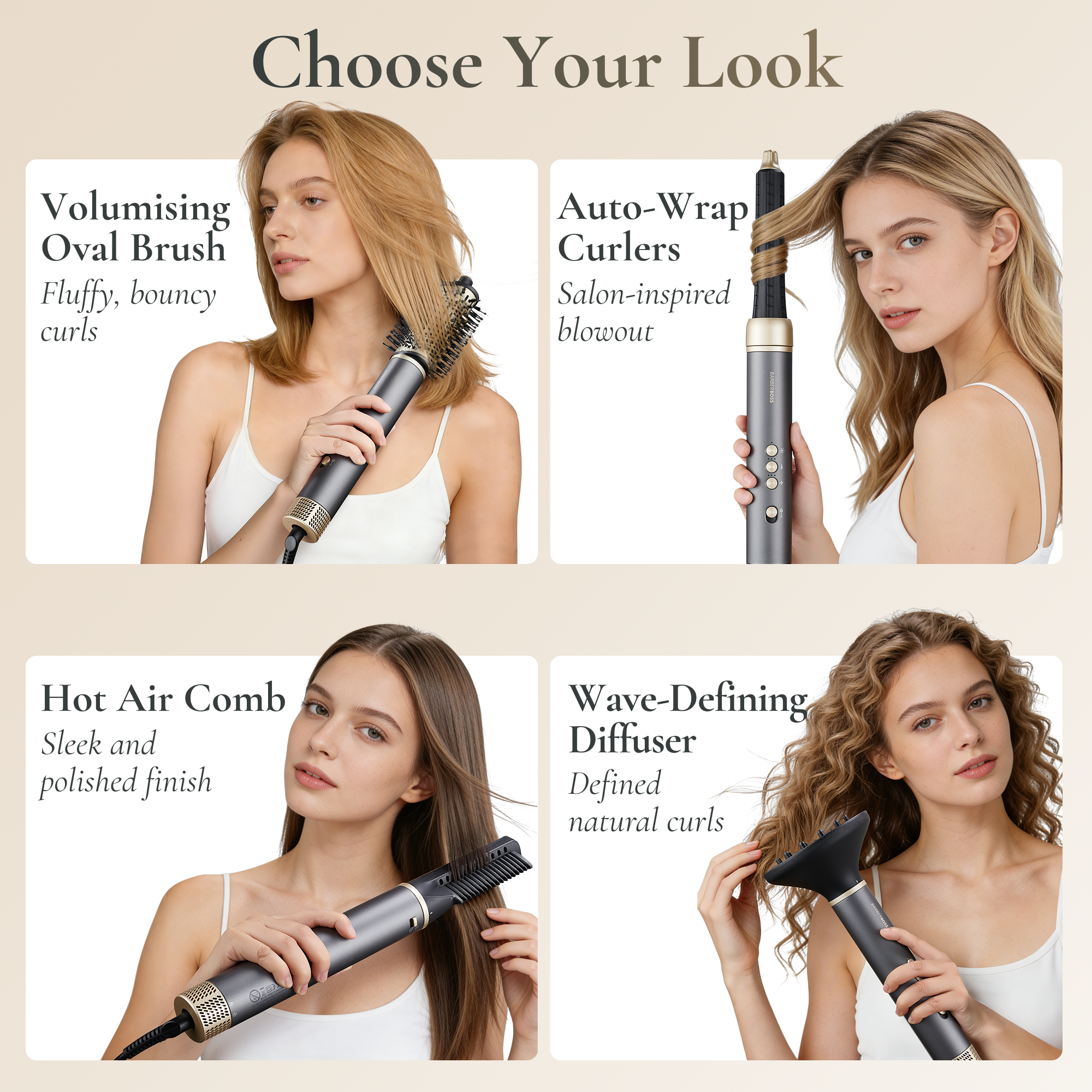 BarberBoss All-in-One Hot Air Styler