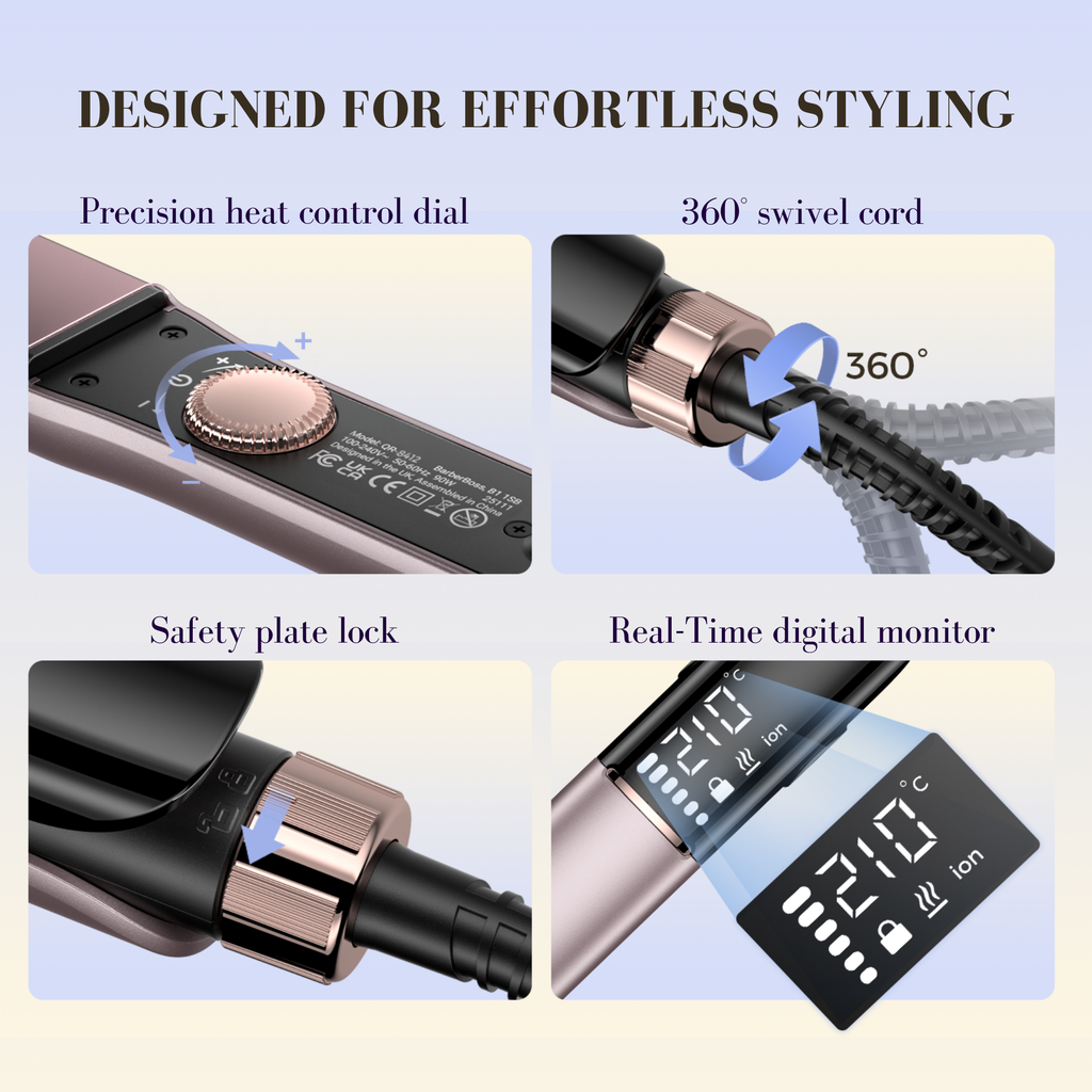 BarberBoss Precision Hair Straightener