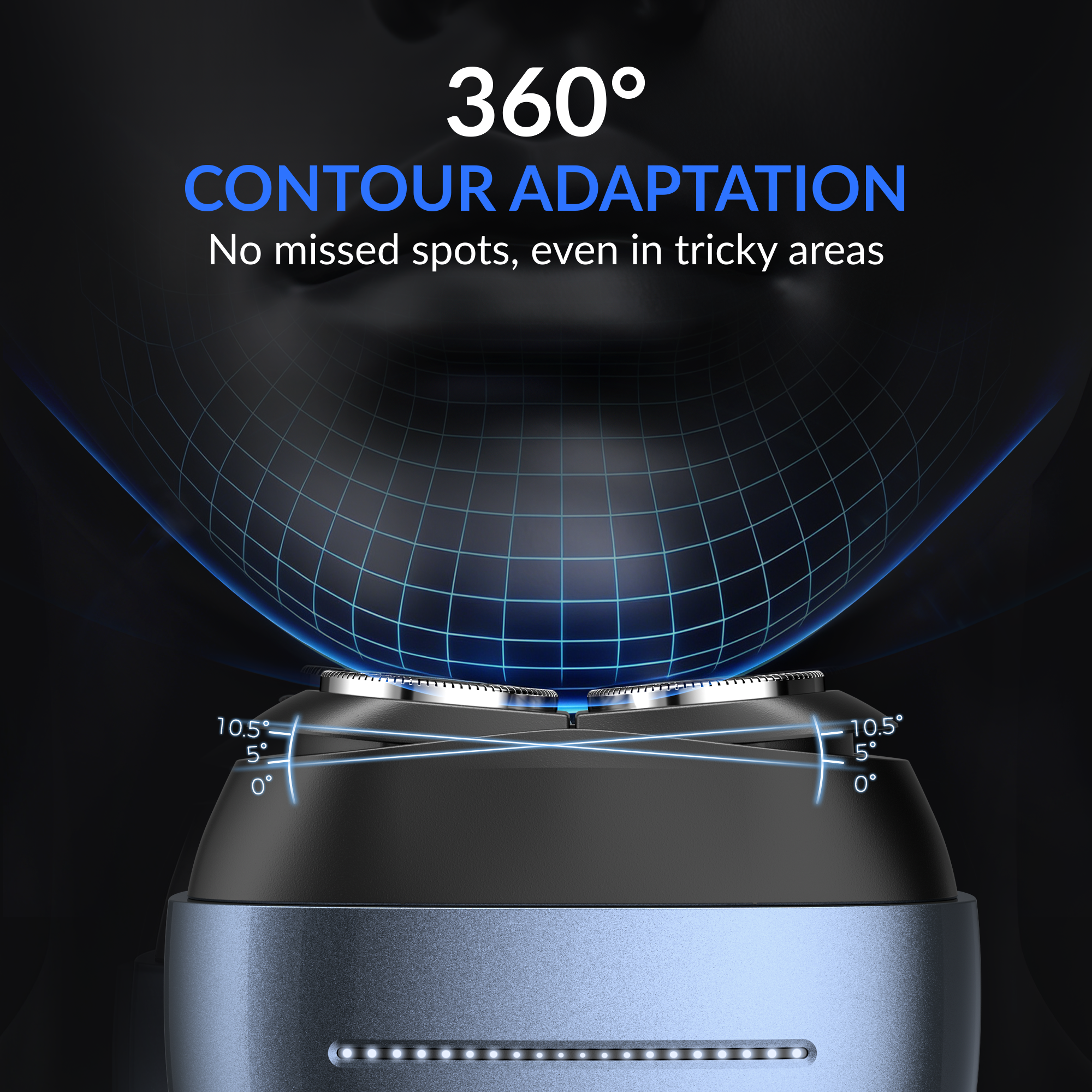 BarberBoss Smart Touch-Swipe Sensor Shaver