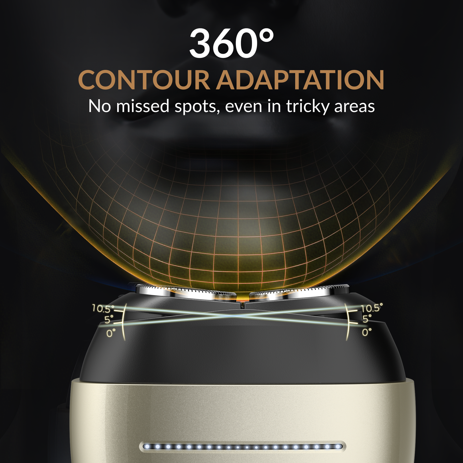 BarberBoss Smart Touch-Swipe Sensor Shaver
