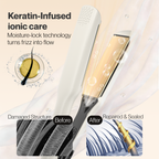 BarberBoss Wide Plate Ceramic Hair Straightener