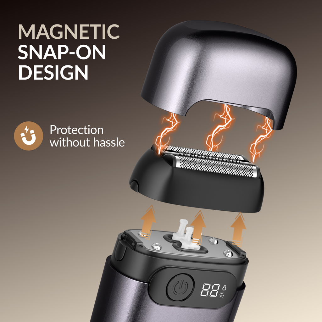 BarberBoss Magnetic Compact Foil Shaver