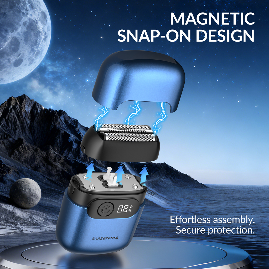 BarberBoss Compact Electric Foil Shaver