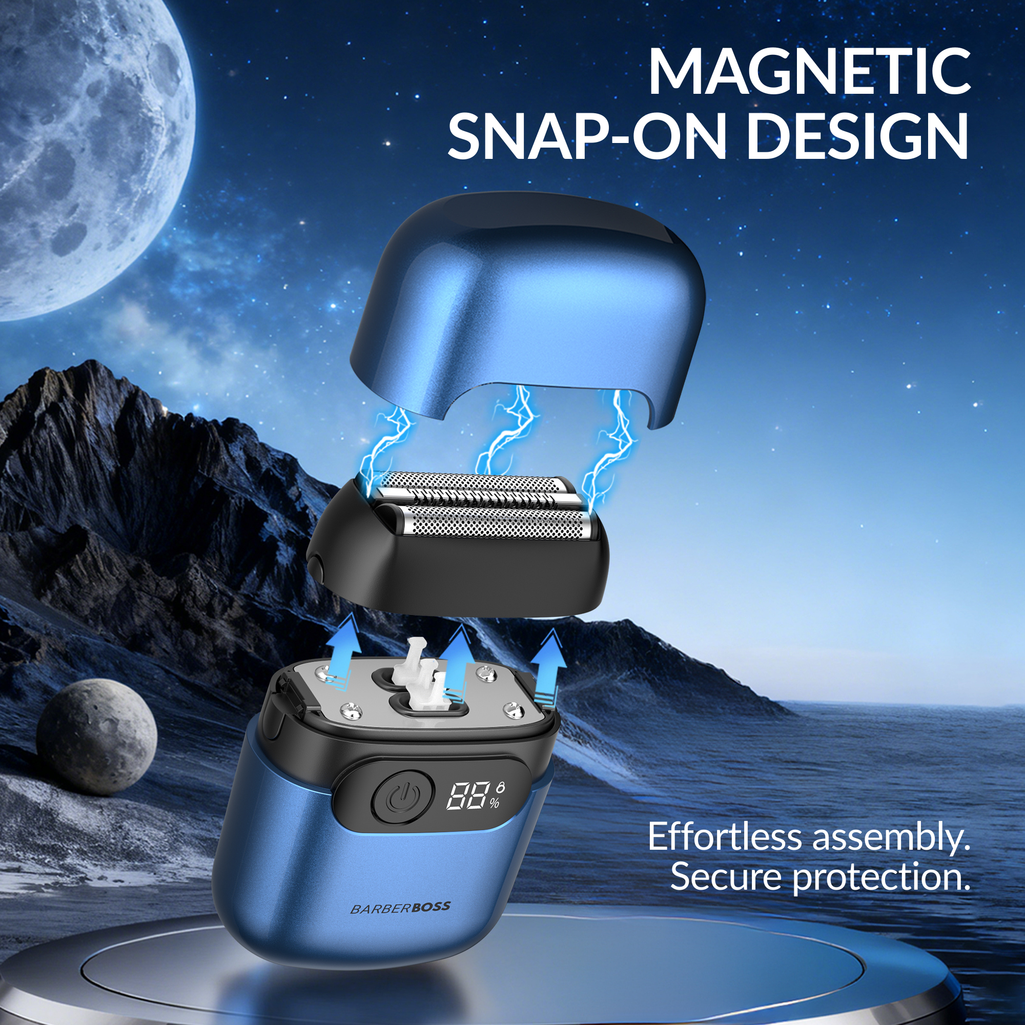 BarberBoss Compact Electric Foil Shaver
