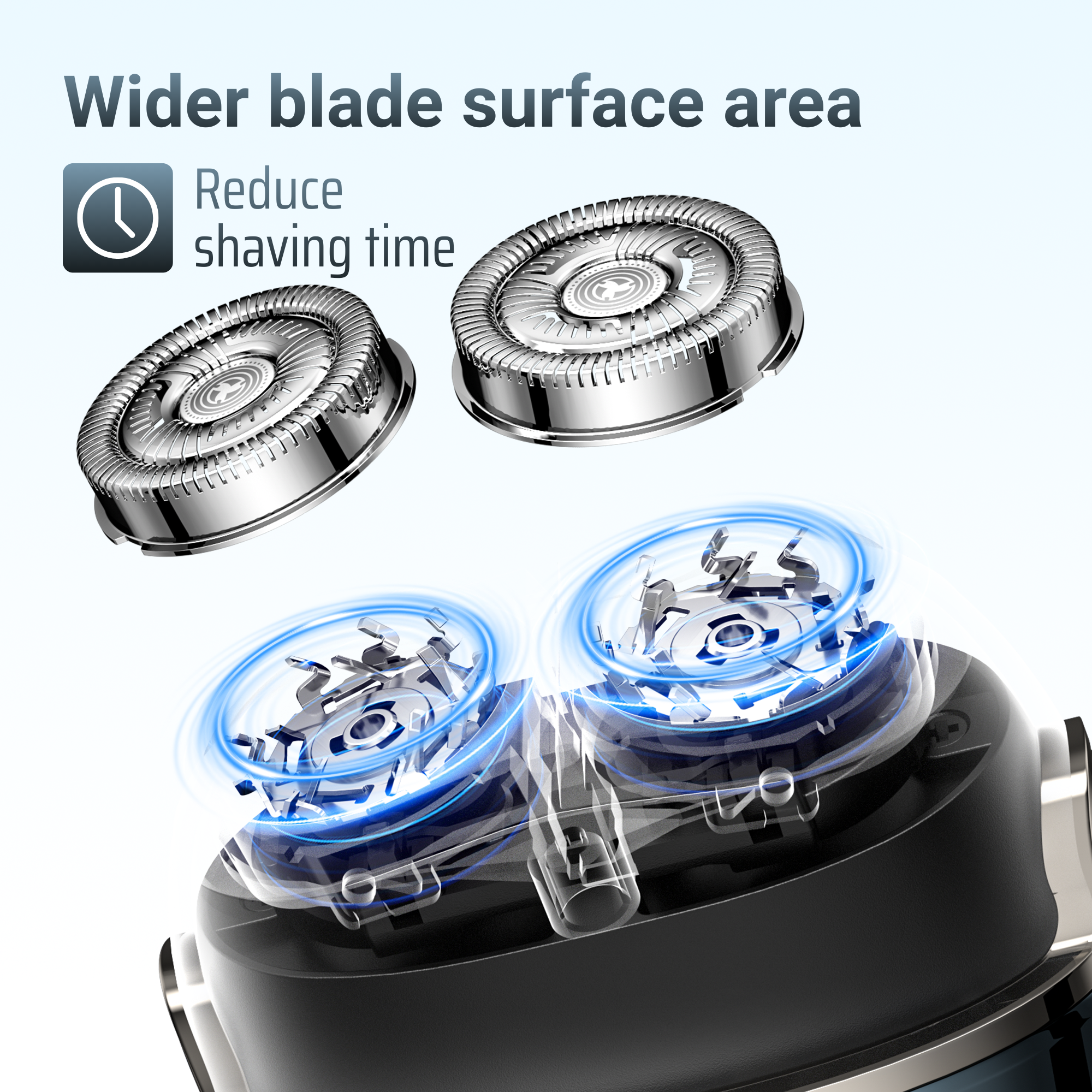 BarberBoss Portable Rotary Electric Shaver