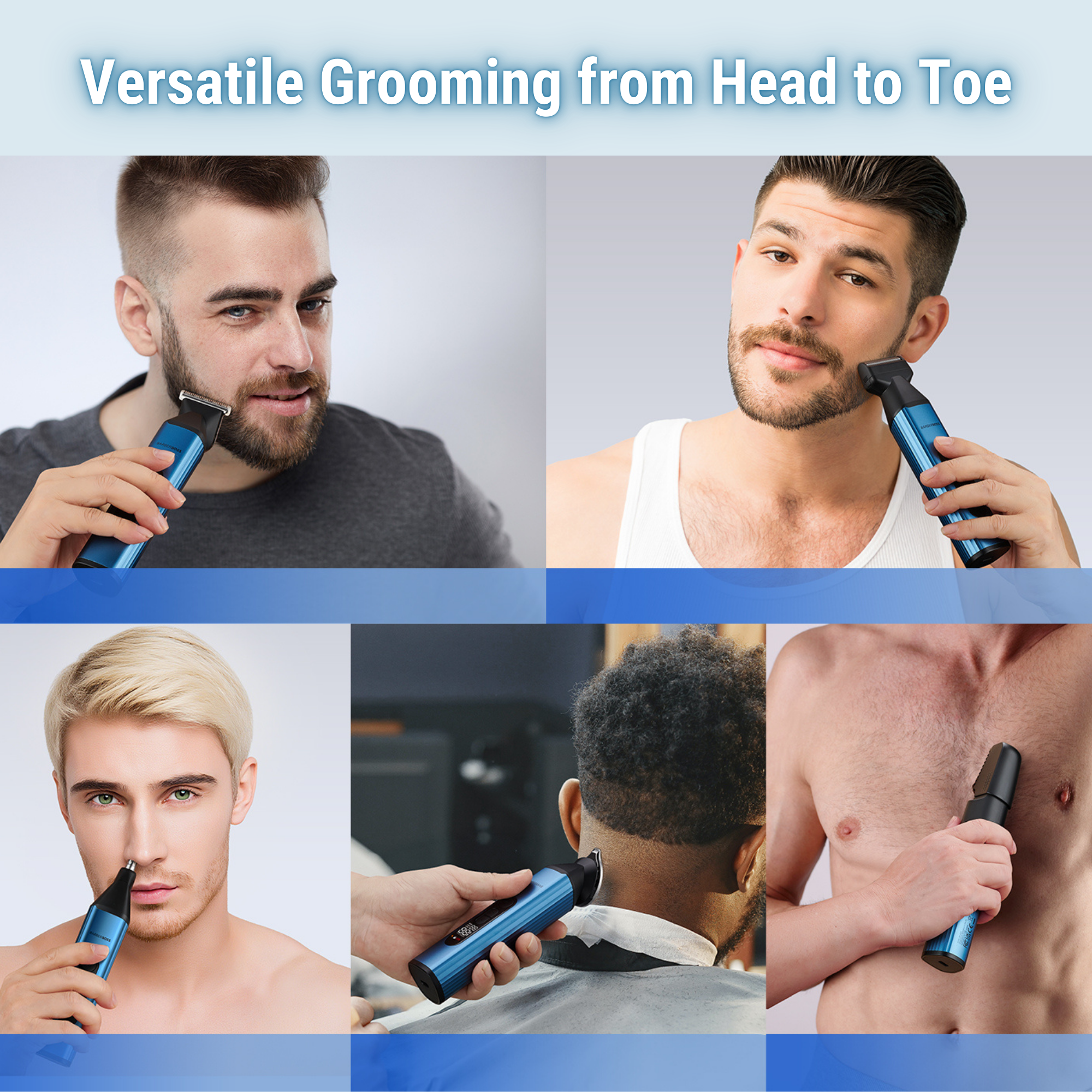 BarberBoss 5-in-1 Men’s Grooming Kit