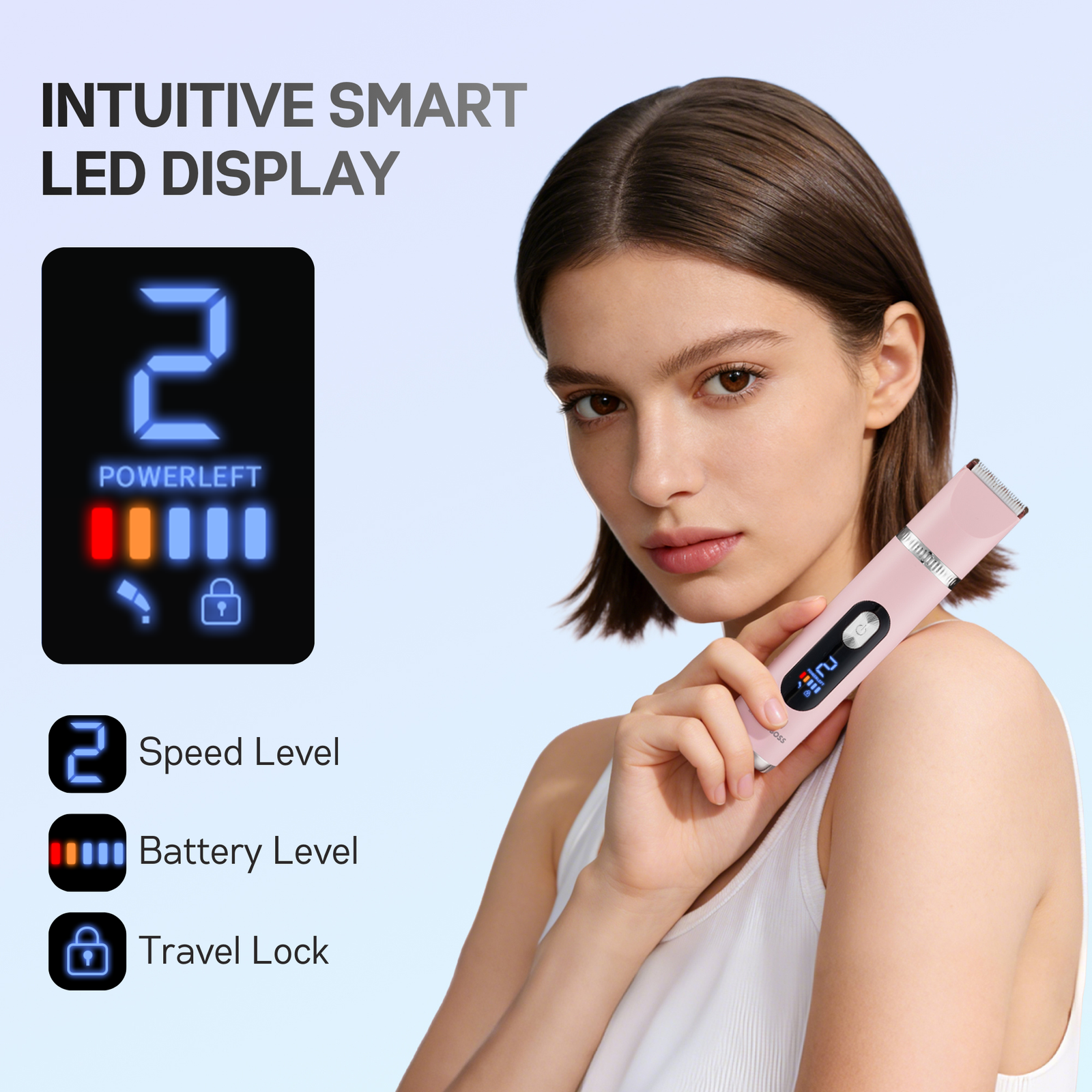 BarberBoss 5-in-1 Smoothsense Lady Shaver