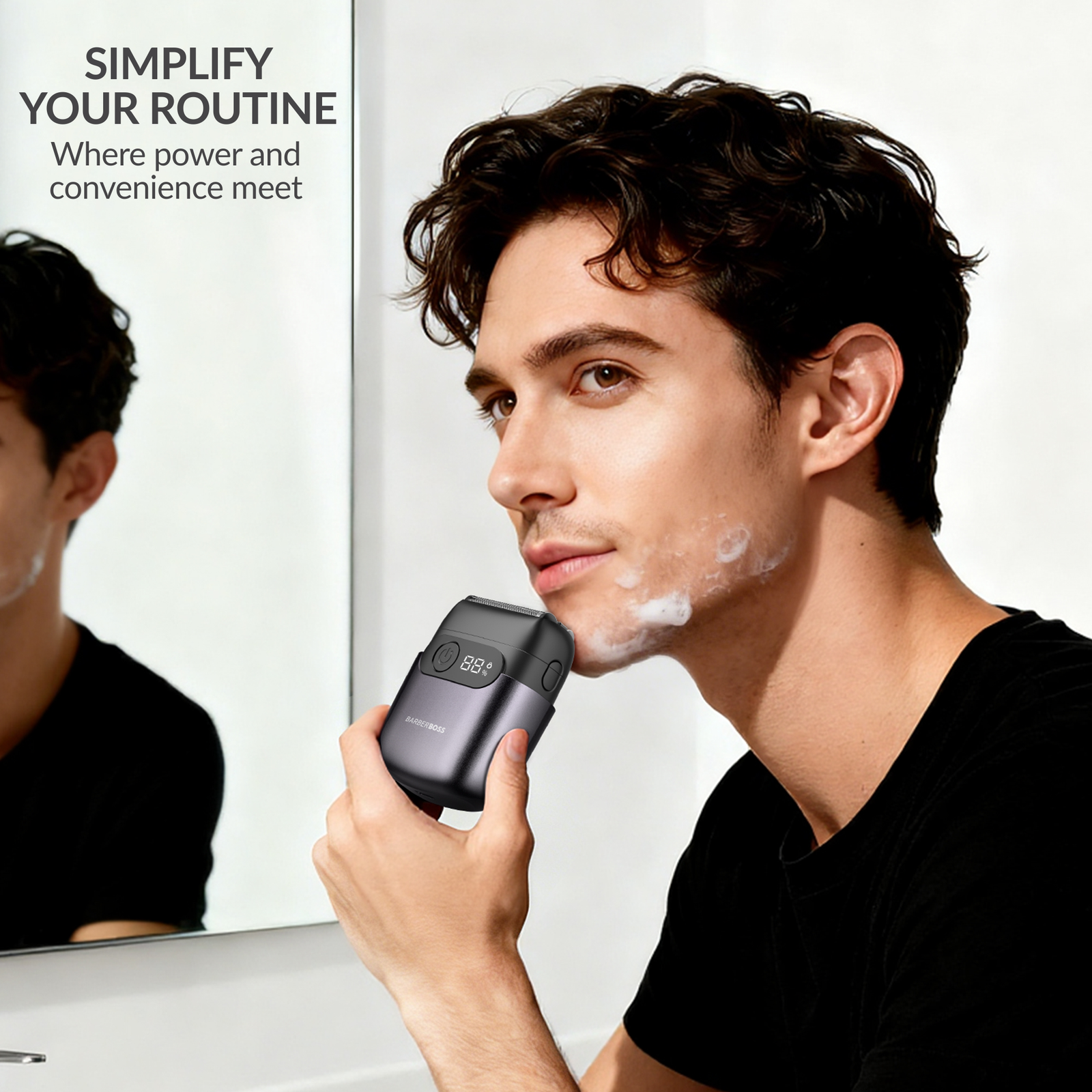 BarberBoss Magnetic Compact Foil Shaver