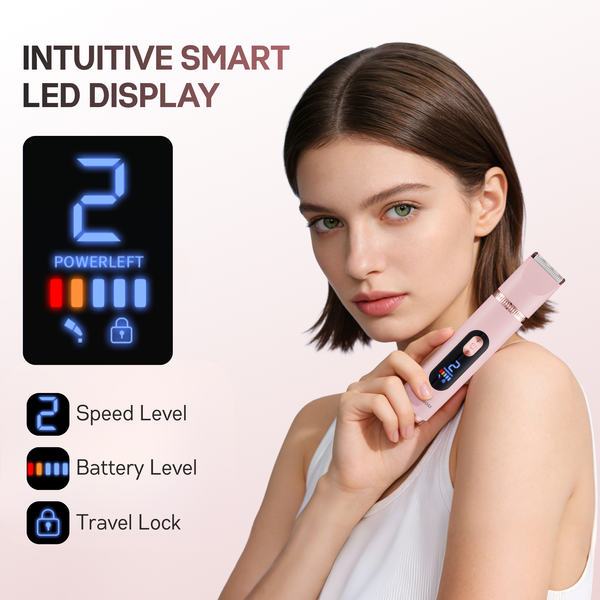 BarberBoss 5-in-1 Women's Electric Shaver